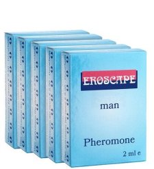 Preview: Eroscape man Pheromone Party-Pack 5x2 ml Phiolen Preview: Erosape Phermone Partypack 5 x 2 ml