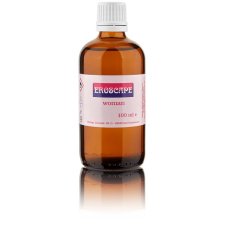 Preview: Eroscape Pheromone für die Frau - 100 ml Nachfüllflasche Preview: Eroscape Pheromone Nachfüllflasche für Frauen, eine 100 ml Braunglasflasche mit Eroscape Label, Bild mit 20 Prozent Spiegelung nach unten